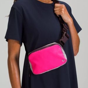 NWT Lululemon Everywhere Belt Bag - Pow Pink/Lunar Rock/Chrome